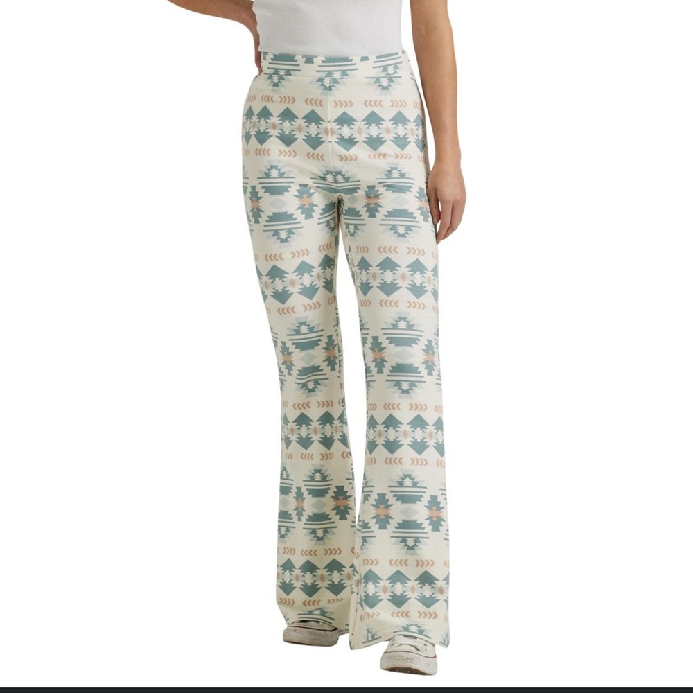 Wrangler Retro Aztec Western Flare Leg Lounge Pants Size Small
